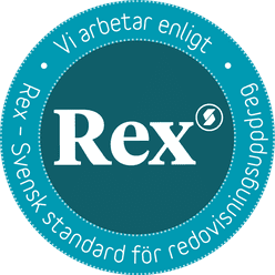 Gothia redovisningsbyrå arbetar enligt Rex - svensk standard för redovisningsuppdrag